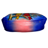 Cardinal Couple - Hand Painted Leather Bag