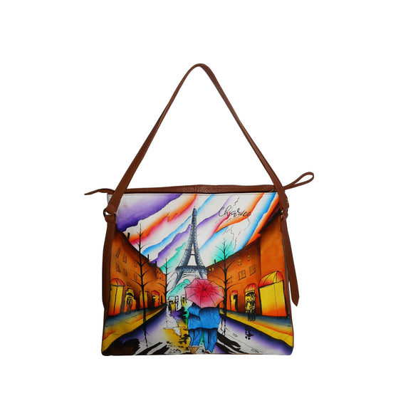 Hand Painted Leather Hand Bags