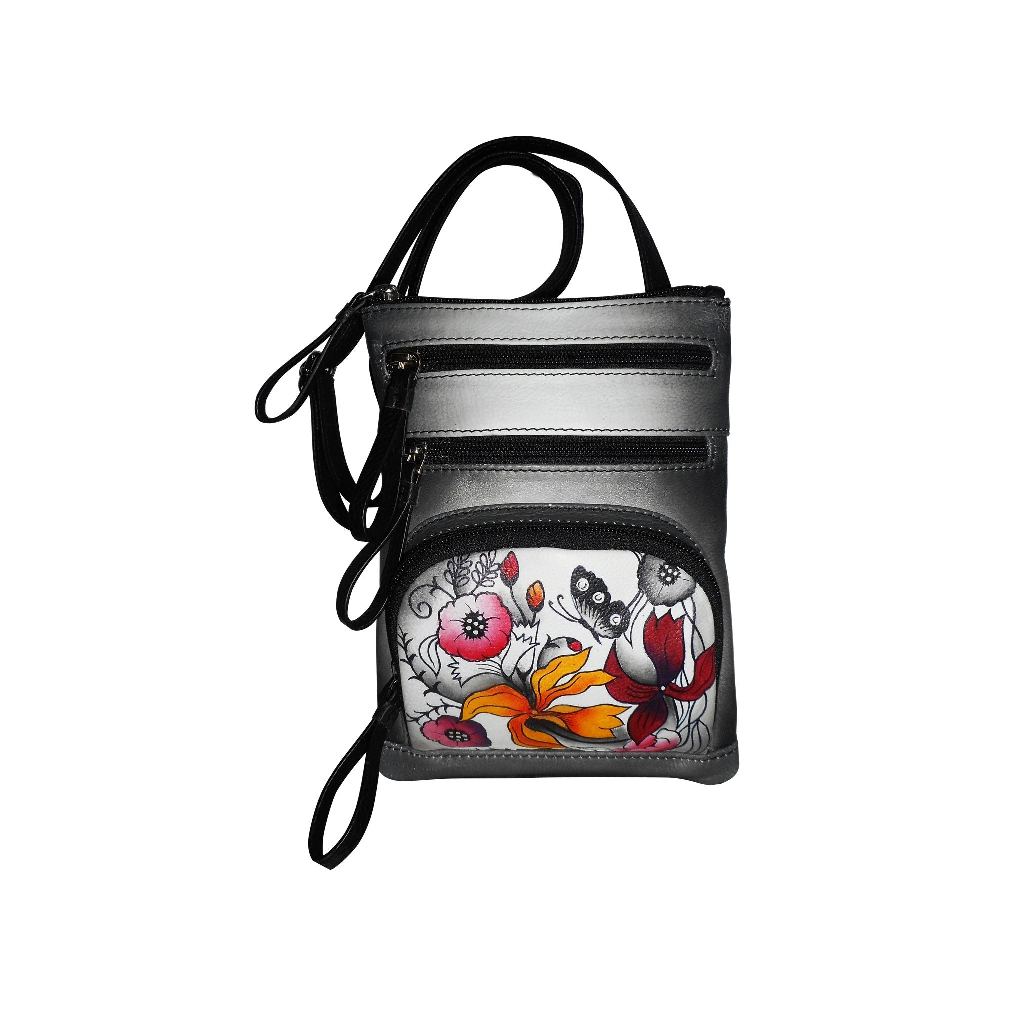 Merlot Leather Bag With Custom LOVE Graffiti Art, 1950s  Black leather  handbags, Hand painted bags handbags, Leather